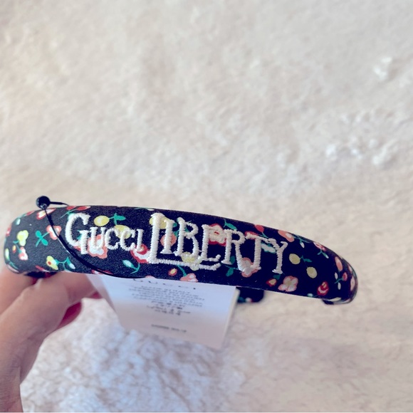NWT Authentic Gucci Spring Prints Cushion Hair Band - Picture 3 of 6